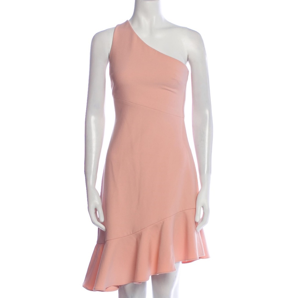 Cinq a sept one-shoulder knee length dress